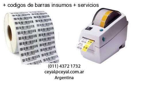   codigos de barras insumos   servicios