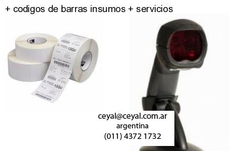 codigos de barras insumos servicios