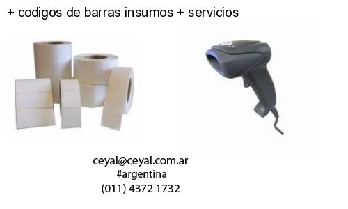   codigos de barras insumos   servicios