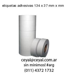 etiquetas adhesivas 134 x 37 mm x mm