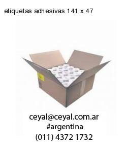 etiquetas adhesivas 141 x 47