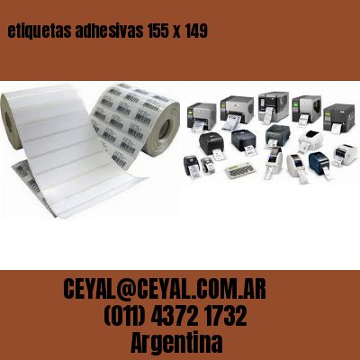 etiquetas adhesivas 155 x 149