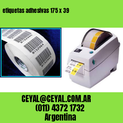 etiquetas adhesivas 175 x 39