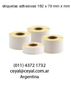 etiquetas adhesivas 182 x 79 mm x mm