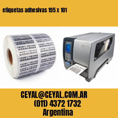 etiquetas adhesivas 195 x 101