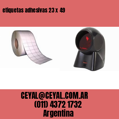 etiquetas adhesivas 23 x 49