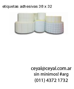 etiquetas adhesivas 38 x 32