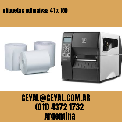 etiquetas adhesivas 41 x 189