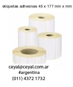 etiquetas adhesivas 45 x 177 mm x mm