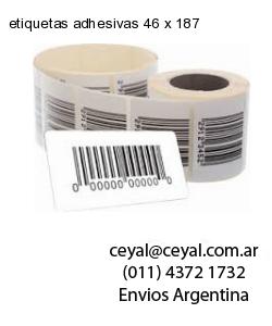 etiquetas adhesivas 46 x 187