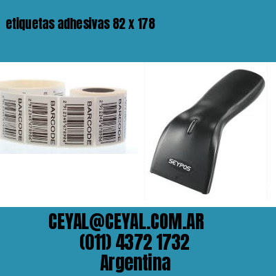 etiquetas adhesivas 82 x 178