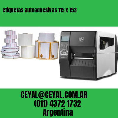 etiquetas autoadhesivas 115 x 153