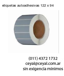etiquetas autoadhesivas 122 x 94