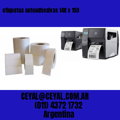 etiquetas autoadhesivas 148 x 159