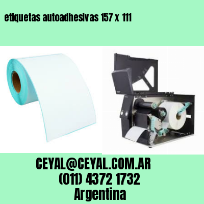 etiquetas autoadhesivas 157 x 111