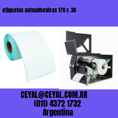 etiquetas autoadhesivas 170 x 30