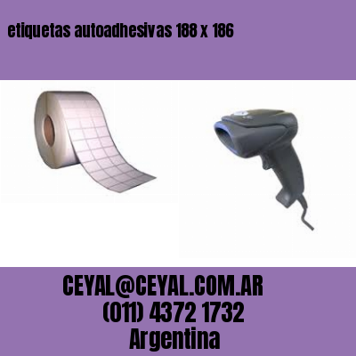 etiquetas autoadhesivas 188 x 186