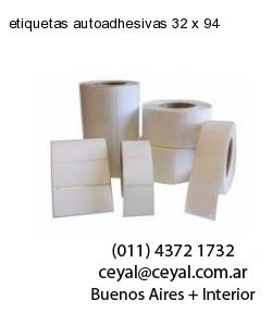 etiquetas autoadhesivas 32 x 94