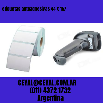 etiquetas autoadhesivas 44 x 157