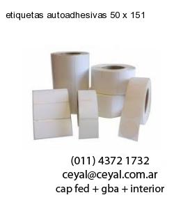 etiquetas autoadhesivas 50 x 151