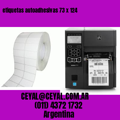 etiquetas autoadhesivas 73 x 124