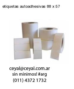 etiquetas autoadhesivas 88 x 57