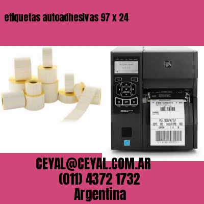 etiquetas autoadhesivas 97 x 24