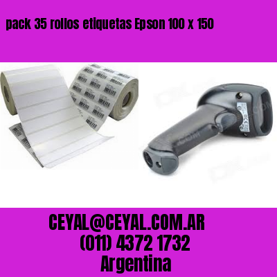 pack 35 rollos etiquetas Epson 100 x 150