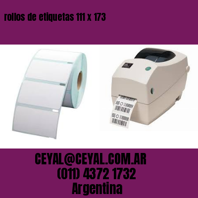 rollos de etiquetas 111 x 173