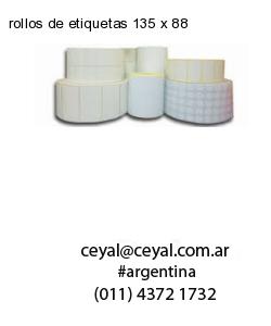 rollos de etiquetas 135 x 88