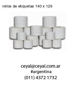 rollos de etiquetas 140 x 129