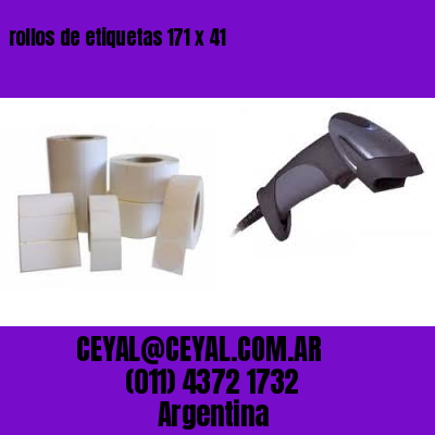 rollos de etiquetas 171 x 41