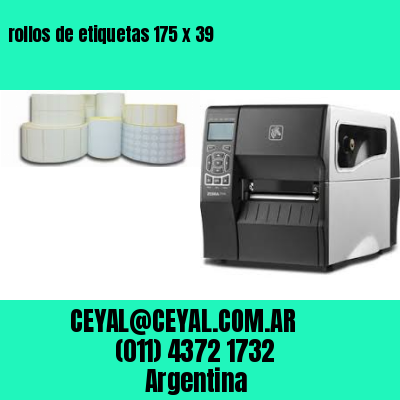 rollos de etiquetas 175 x 39