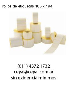 rollos de etiquetas 185 x 194