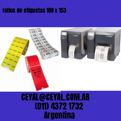 rollos de etiquetas 188 x 153