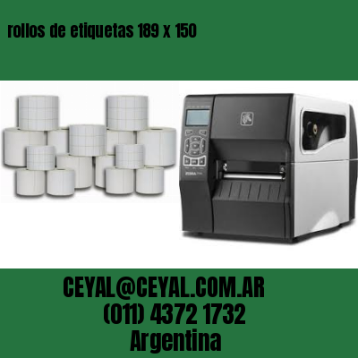 rollos de etiquetas 189 x 150