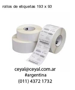 rollos de etiquetas 193 x 93