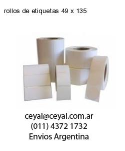 rollos de etiquetas 49 x 135