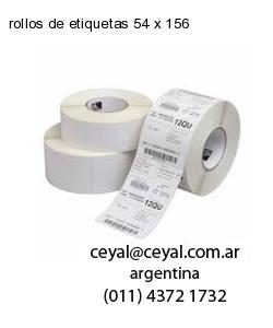 rollos de etiquetas 54 x 156