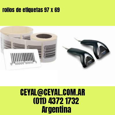 rollos de etiquetas 97 x 69