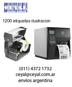 1200 etiquetas ilustracion