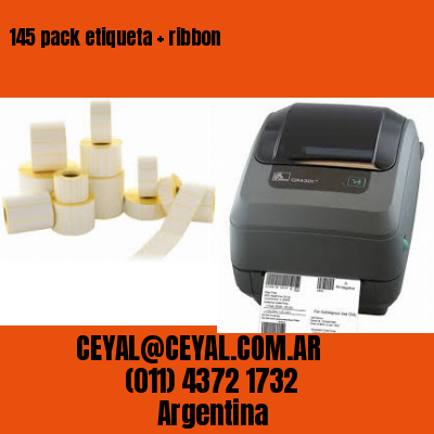 145 pack etiqueta   ribbon