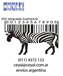 300 etiquetas ilustracion