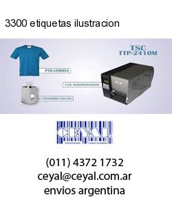 3300 etiquetas ilustracion