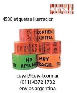 4500 etiquetas ilustracion