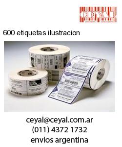 600 etiquetas ilustracion