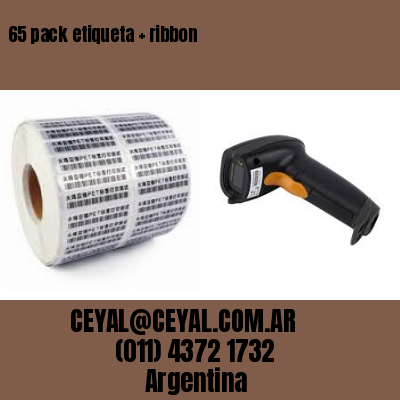 65 pack etiqueta   ribbon