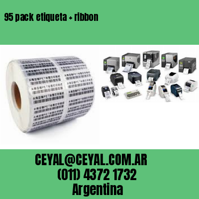 95 pack etiqueta   ribbon