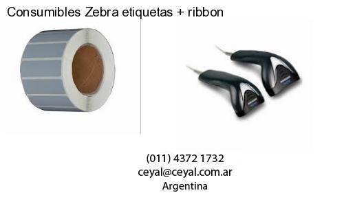 Consumibles Zebra etiquetas   ribbon