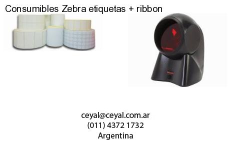 Consumibles Zebra etiquetas   ribbon